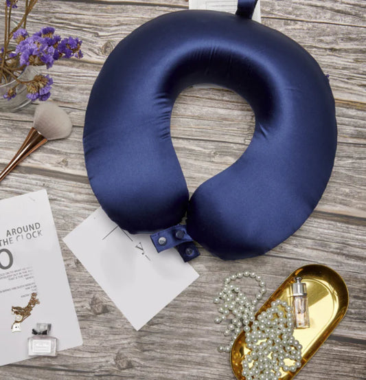 Mulberry Silk Memory Foam Neck Pillow